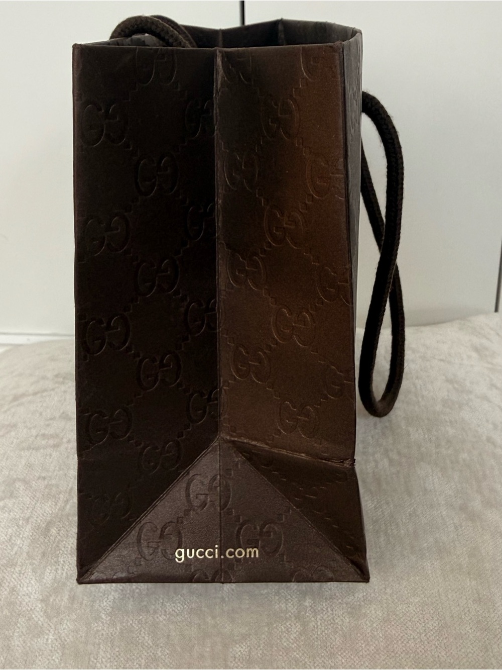 Gucci Brown Gradient Rimless Women's Sunglasses - Picture 14 of 14